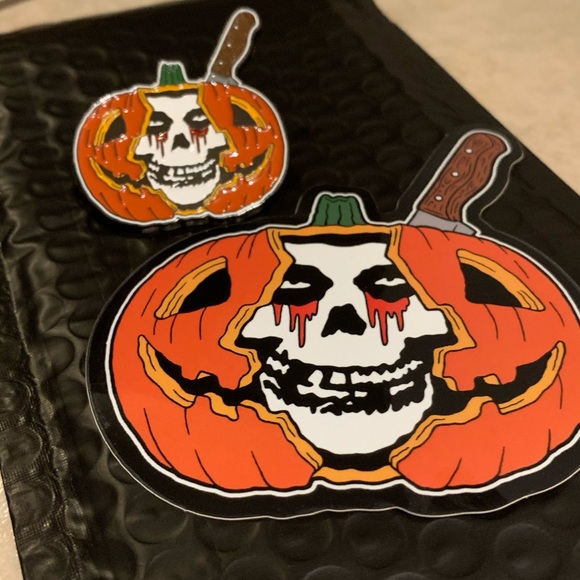 Enamel Pin and Sticker Bundle - Picture 1 of 2